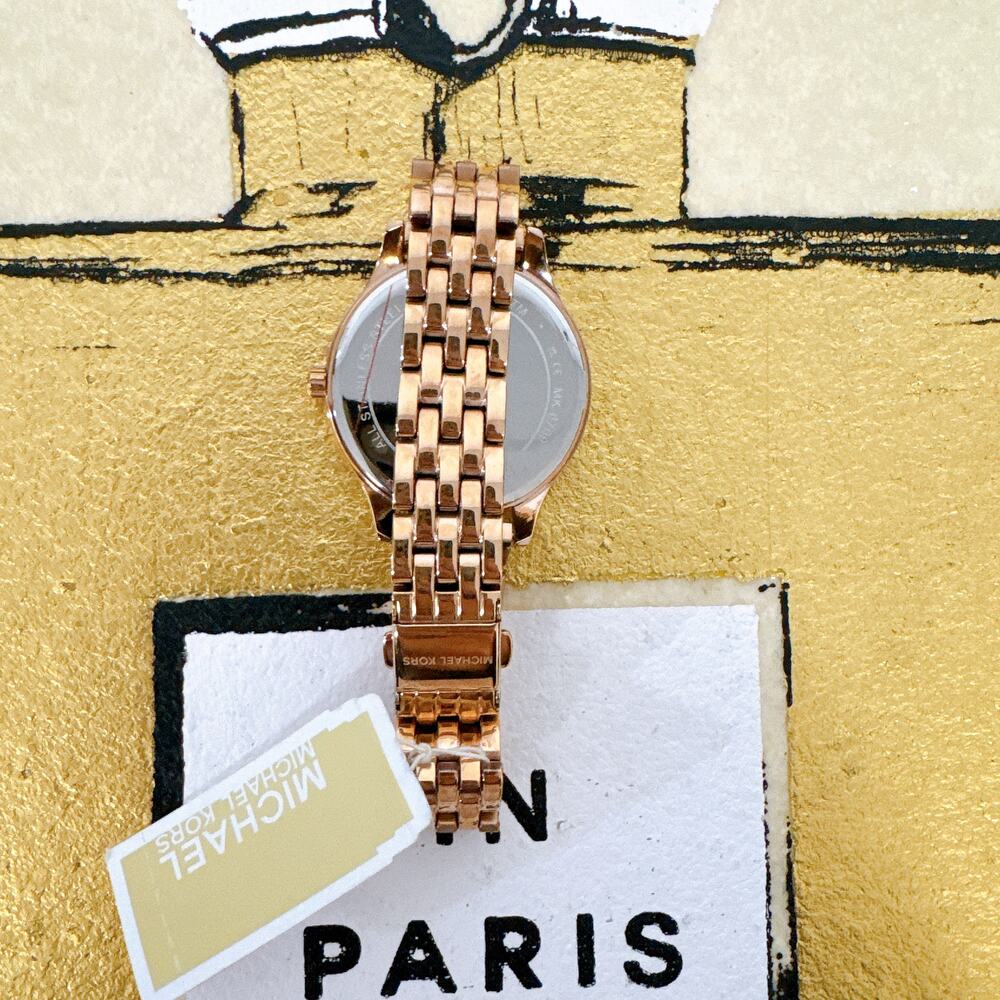 Michael Kors MK6799 Lexington Women's Rose Gold Stainless Steel Watch - Picture 5 of 7